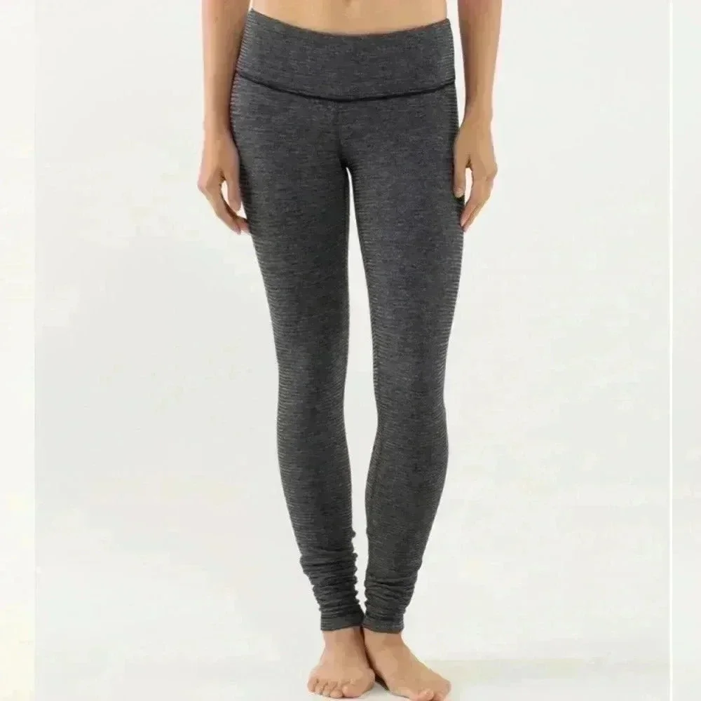 Lululemon wonder under textured pants ,